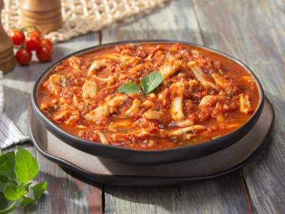 Squid Casserole Meal