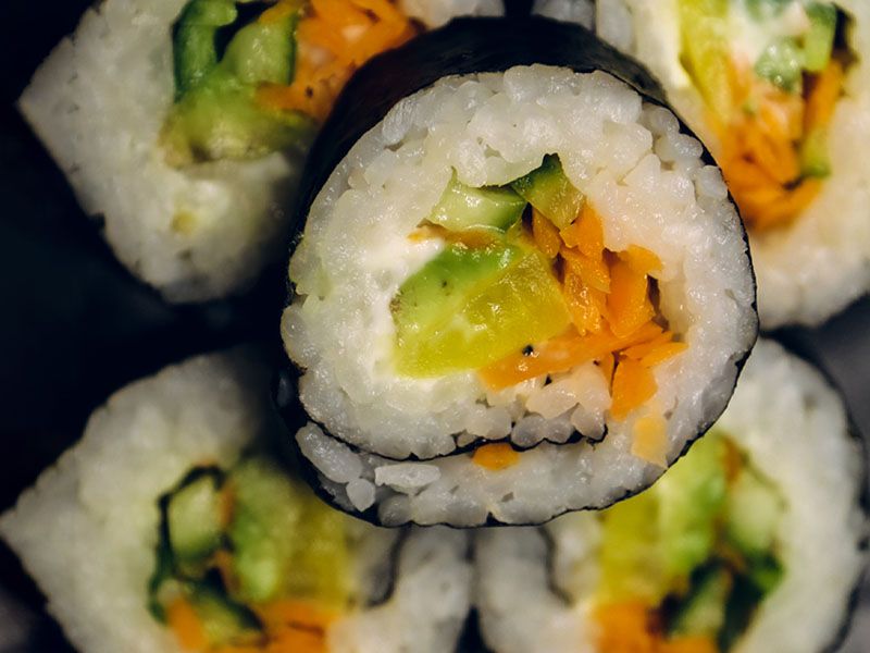 futomaki vegetables roll