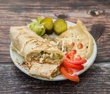 Mix Flafel With Foul