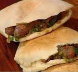 Foul With Oriental Sausage Sandwich