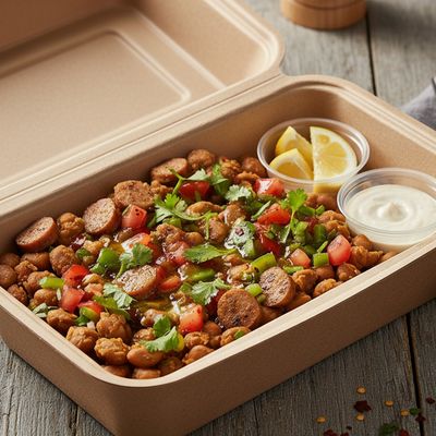 foul with sausage box