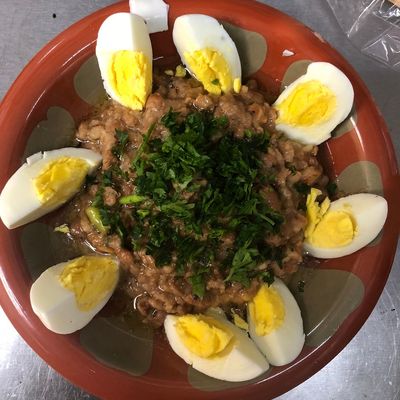 Foul With Boiled Eggs
