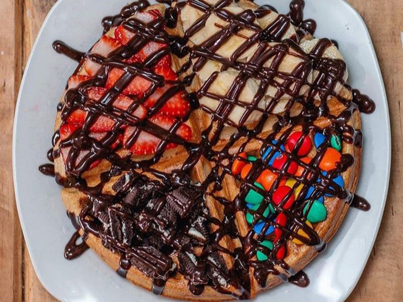 Chocolate Waffle Tart