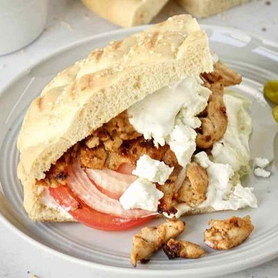 French Chicken Kebab Sandwich