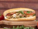 french bread chicken shawarma sandwich
