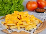 French Fries With Cheddar Cheese Sauce