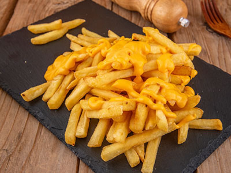 French Fries With Cheese Sauce