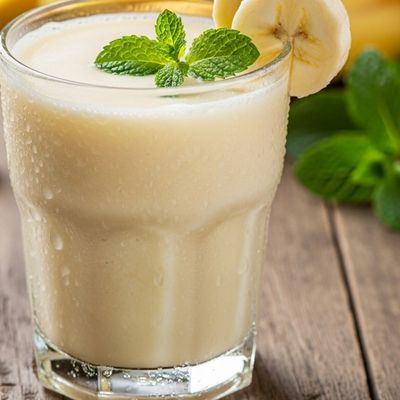 fresh Banana Milk juice