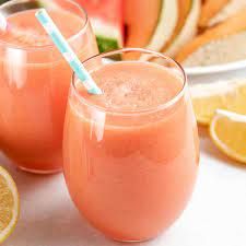 fresh cantaloupe And watermelon juice 1 liter