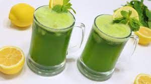 fresh lemon And mint juice 1 liter