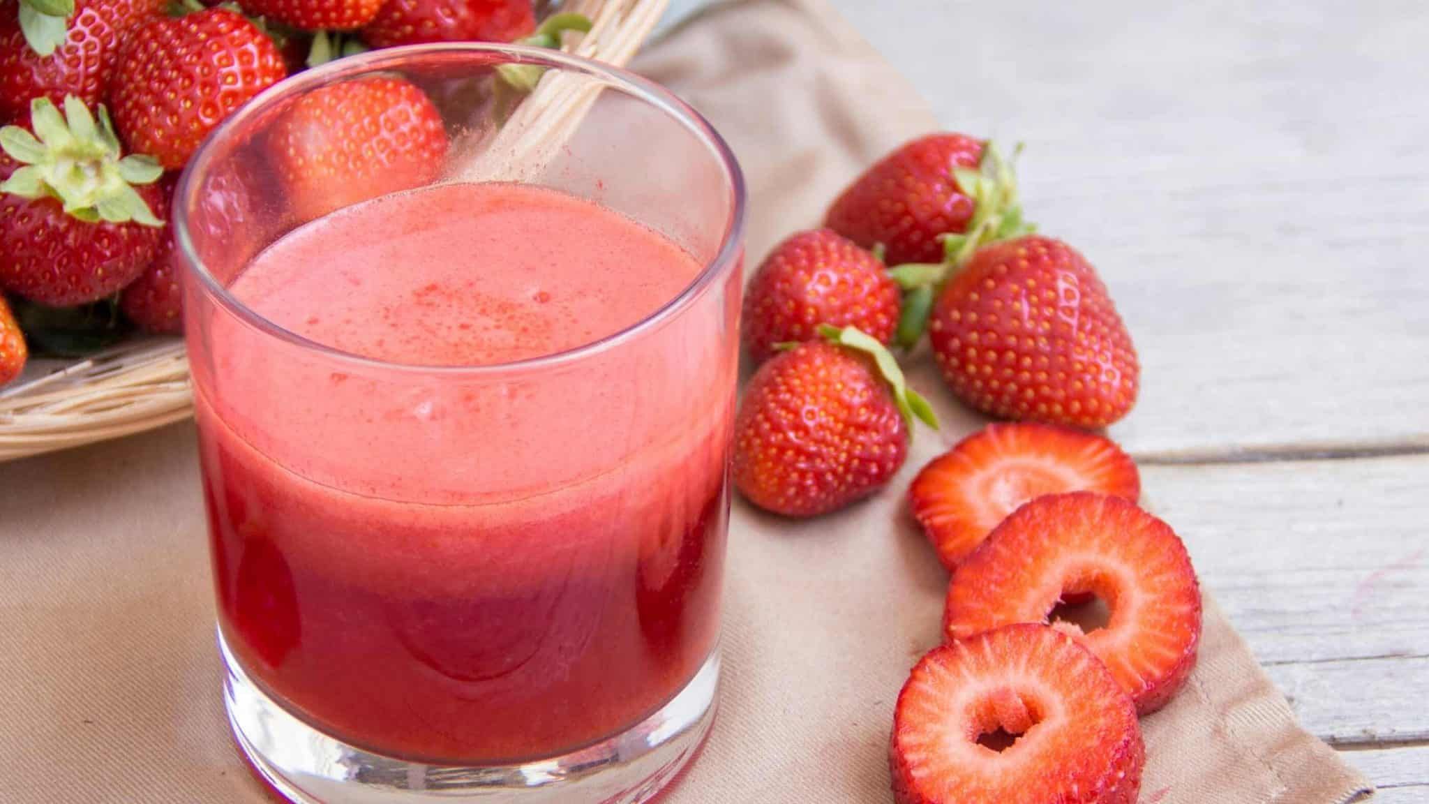 Fresh Strawberry Juice