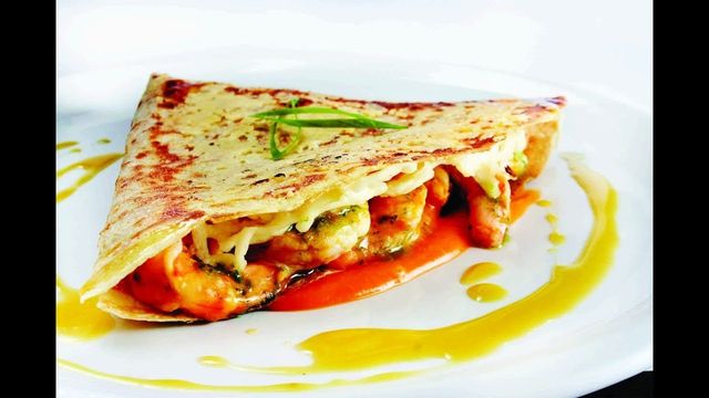 Fried Chicken Crepe