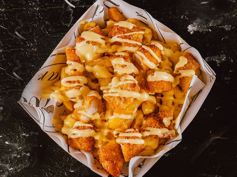 Fried Chicken Loaded Fries