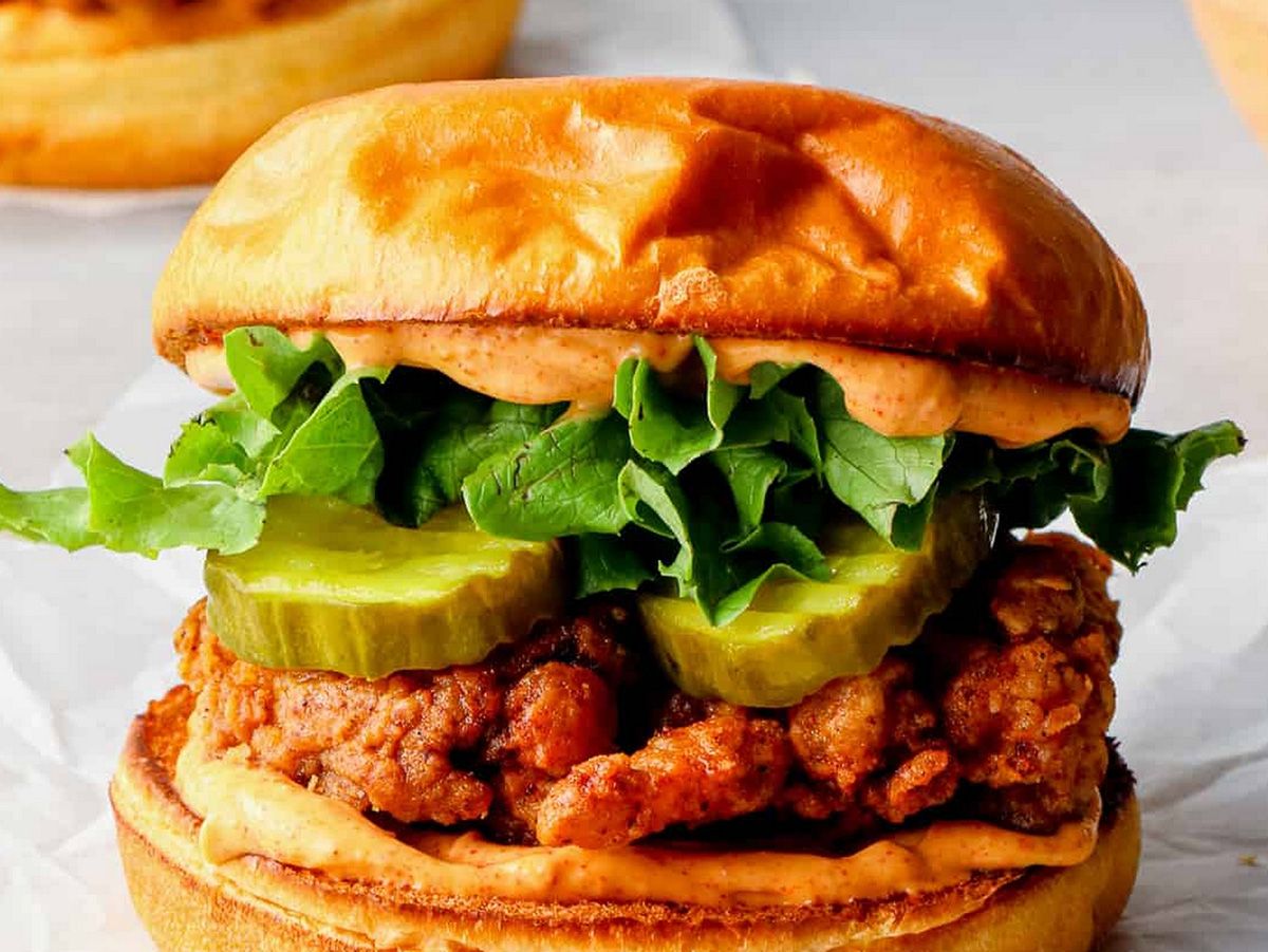 Fried chicken sandwich