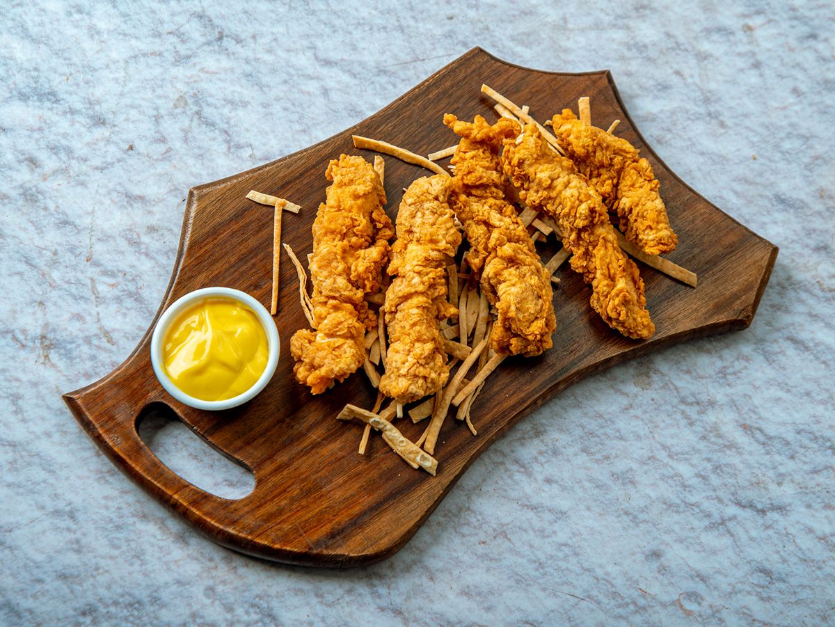 Fried chicken strips