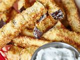 Fried Eggplant Strips