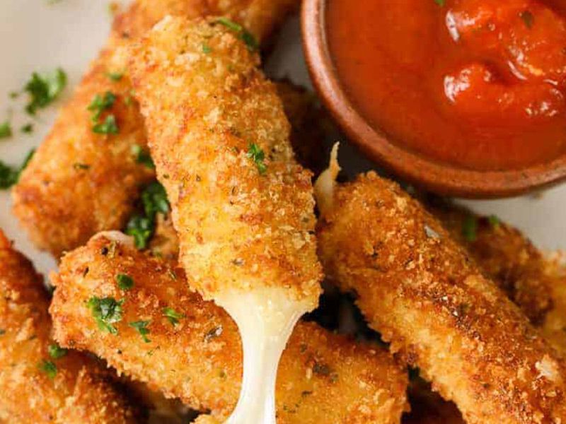 Fried Mozzarella Cheese