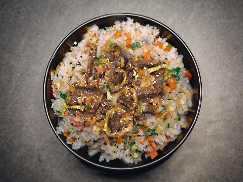 Beef fried rice