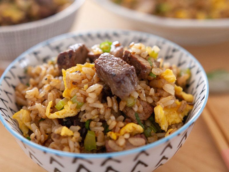 Fried Rice With Beef