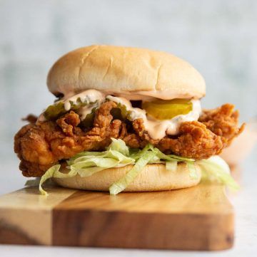 Classic Fried Chicken Burger Sandwich
