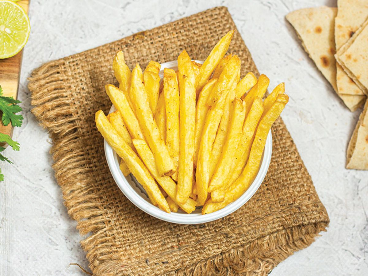Small packet of shrimp fries