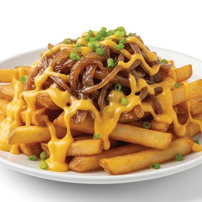 Fries Caramelize Cheese