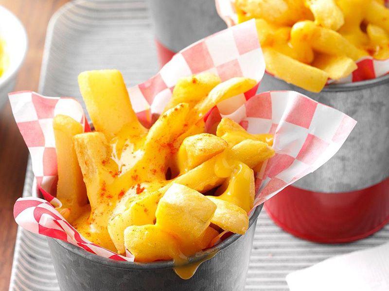 French Fries With Cheddar Cheese