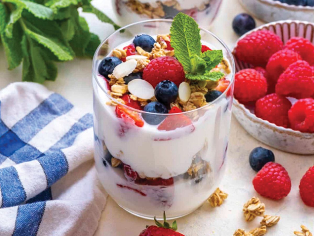 Fruit Yogurt Cocktail