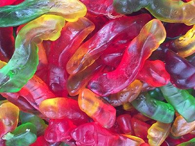 Fruits Worm Jelly