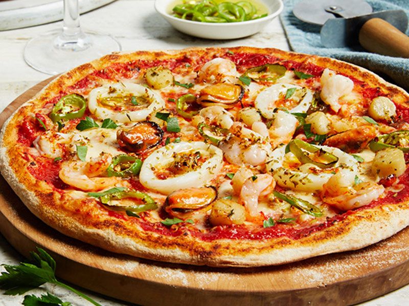Ranch Frutti Di Mare Pizza