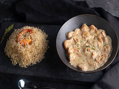 Shrimp With Butter And Garlic Platter
