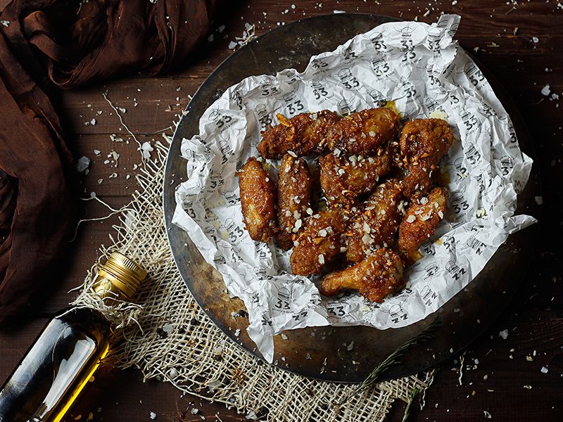 Garlic and Parmesan Chicken Wings