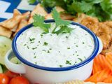 Garlic dip plate
