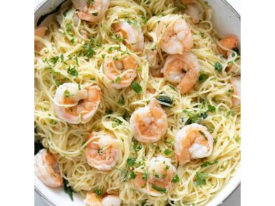 Alfredo Pasta With Seafood