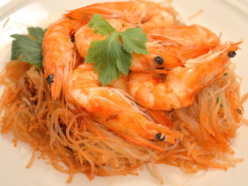 Rice Noodles With Shrimps