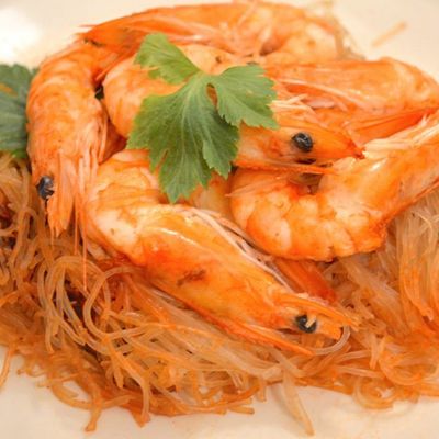 Rice Noodles With Shrimps