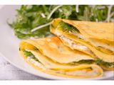Chicken Zinger with Cheese Crepe