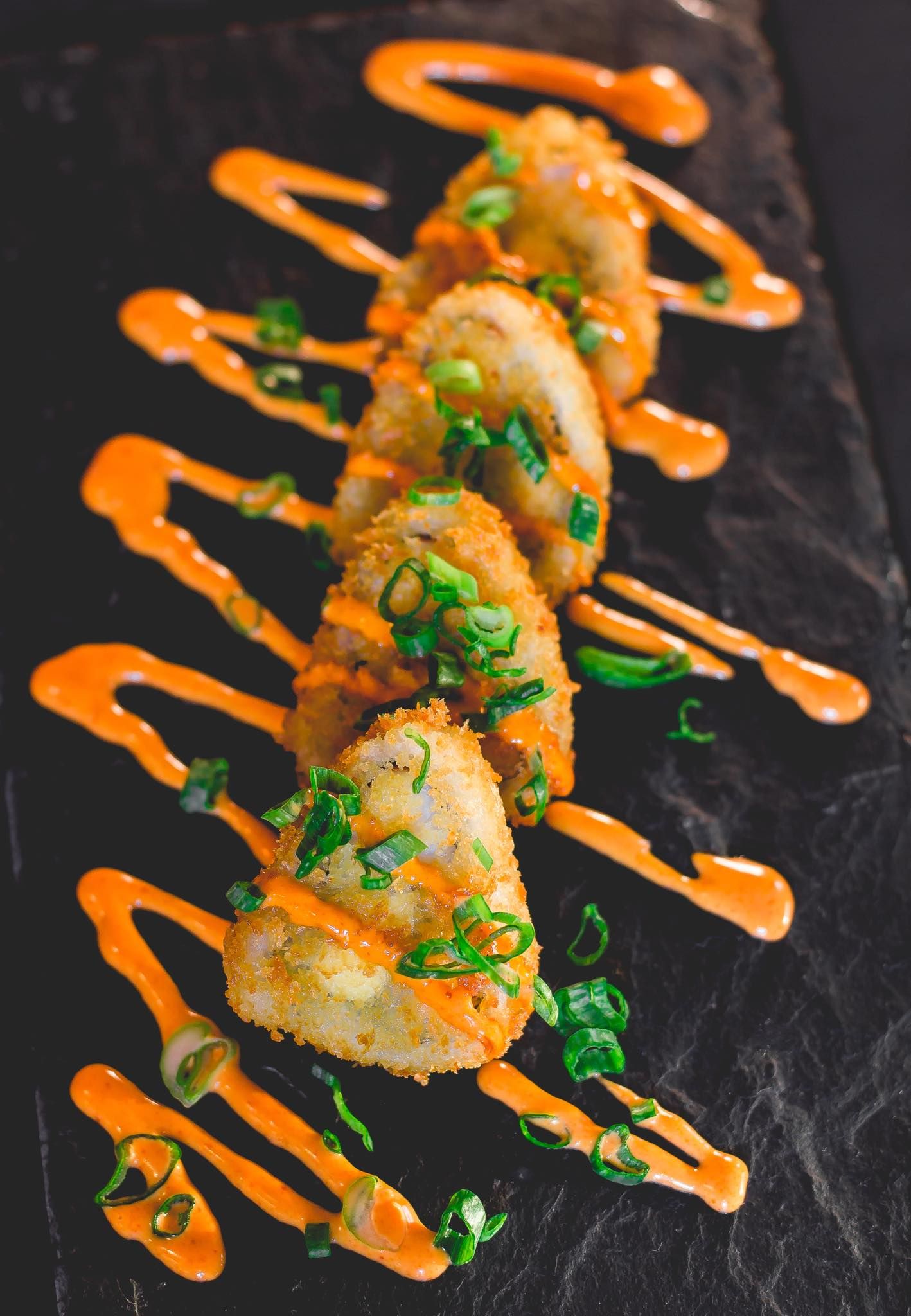 Fried Golden Bermuda Roll