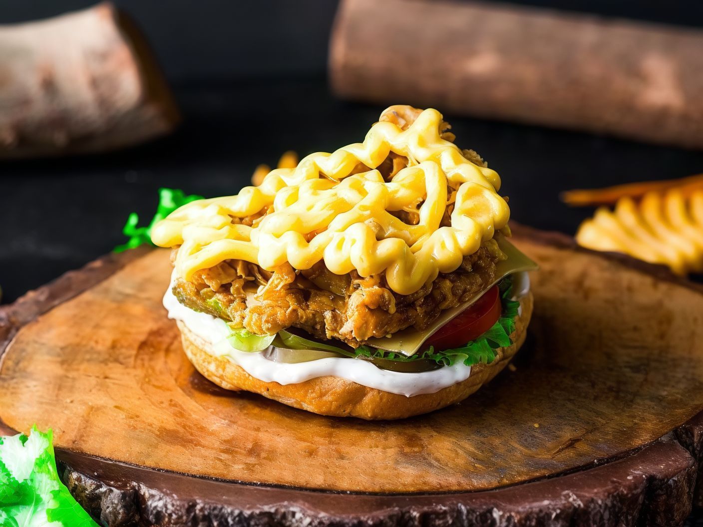 Golden Fried Chicken Sandwich