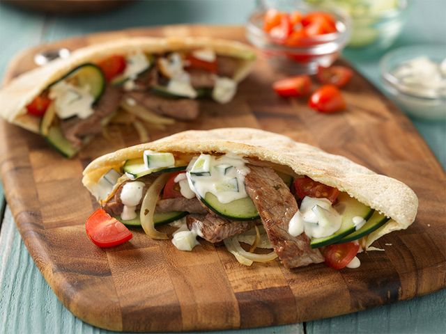 Greek Beef Gyro Wrap