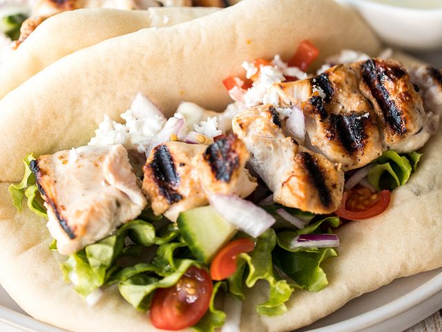 Greek Chicken Gyro Wrap
