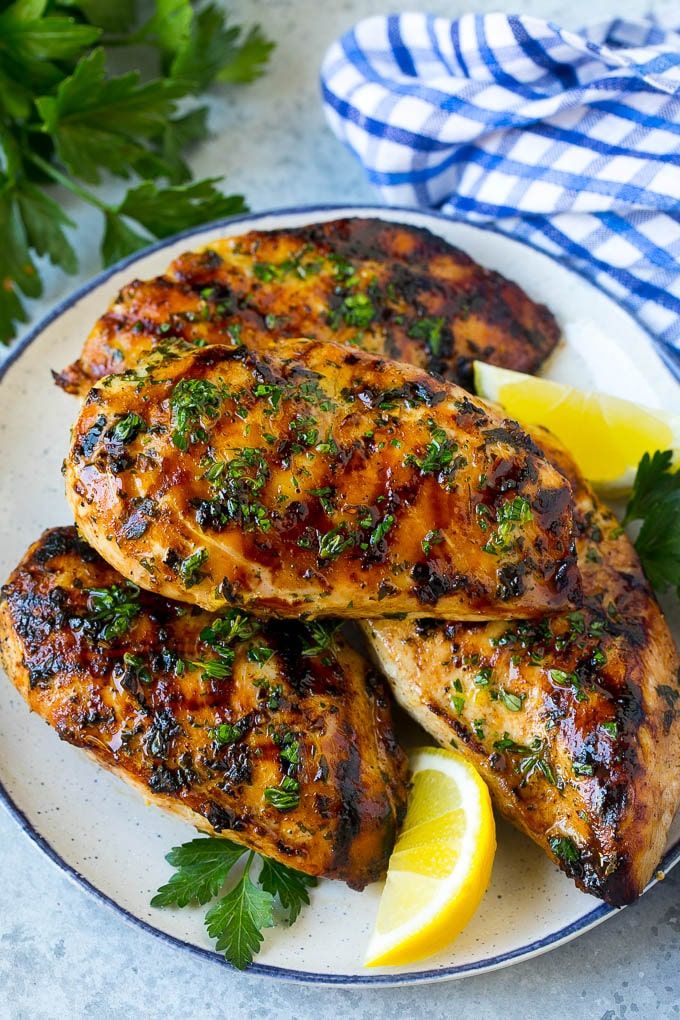 Grilled Chicken Breasts Platter