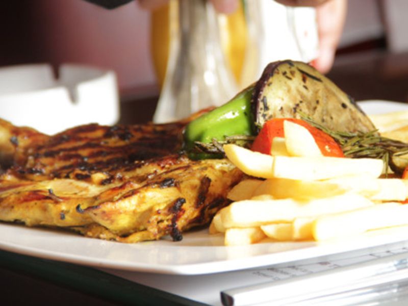 Grilled Chicken With Cheese Sandwich