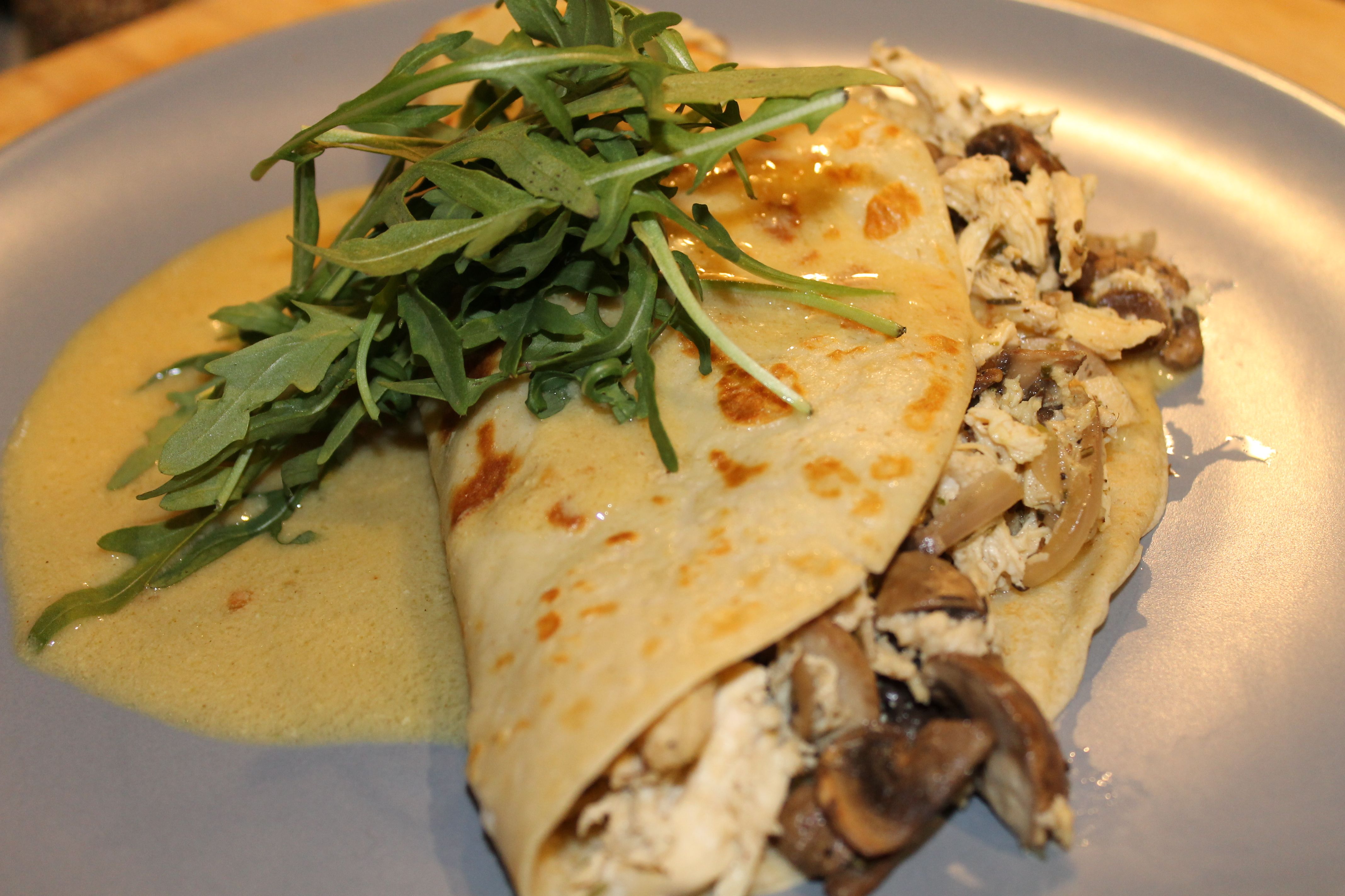 Chicken BBQ Crepe