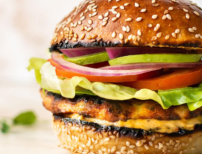 Grilled Chicken Burger Sandwich