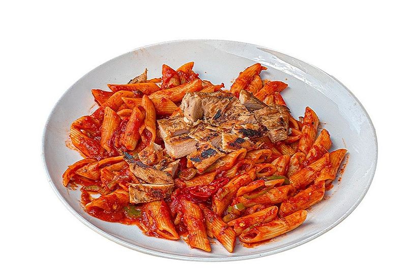 grilled chicken pasta red sauce kids