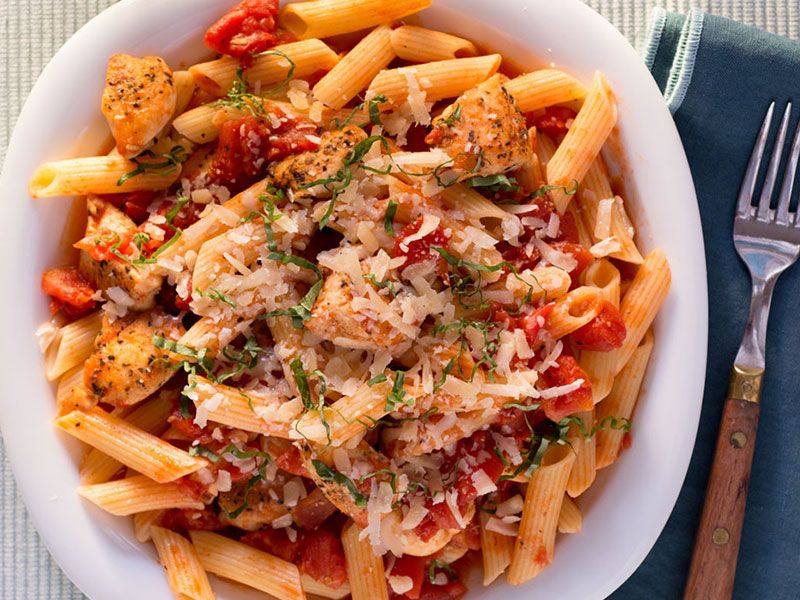 Grilled Chicken Penne Pasta