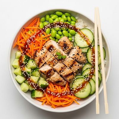 Grilled Chicken Poke