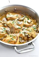 Grilled Chicken With Mushroom Sauce Platter