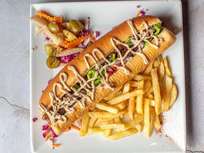Charcoal Grilled Kofta Sandwich